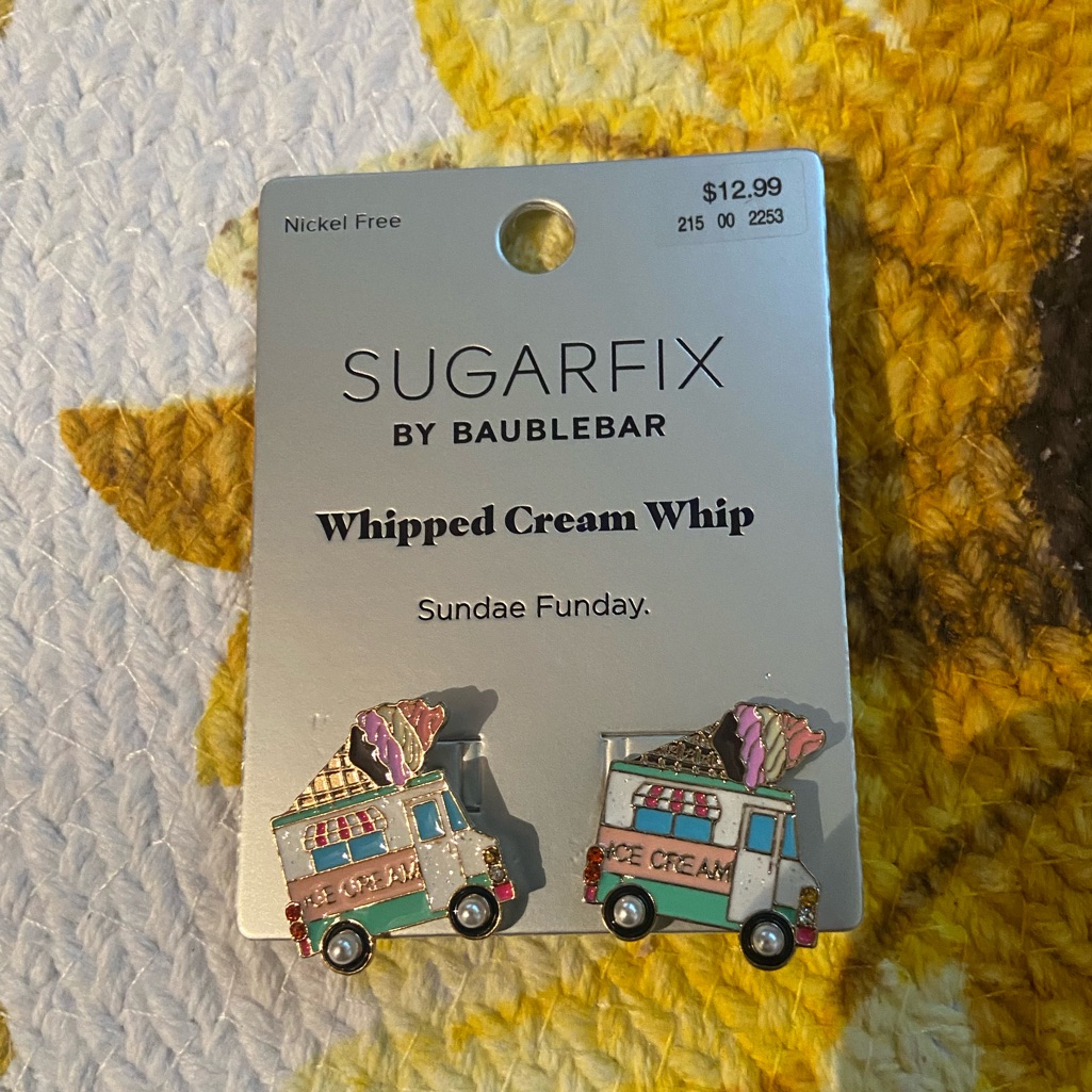 Nwt Ice Cream Truck Earrings!